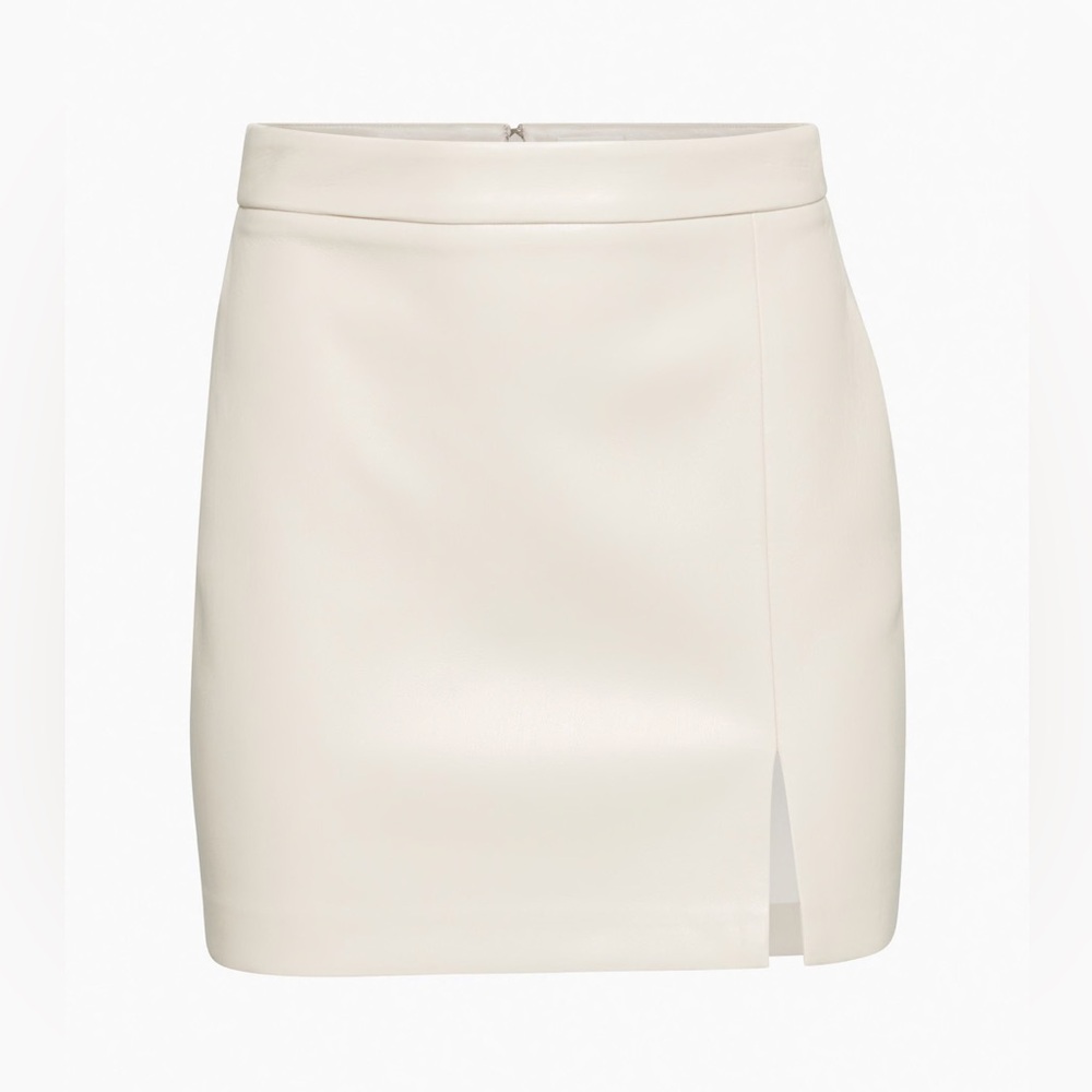 Wilfred Patio Mini Skirt Vegan Leather